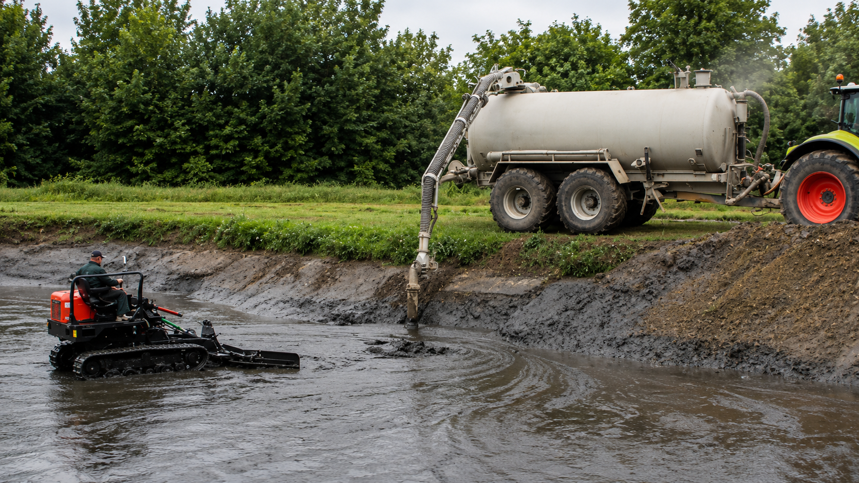 Retention Pond Cleaning Baltimore