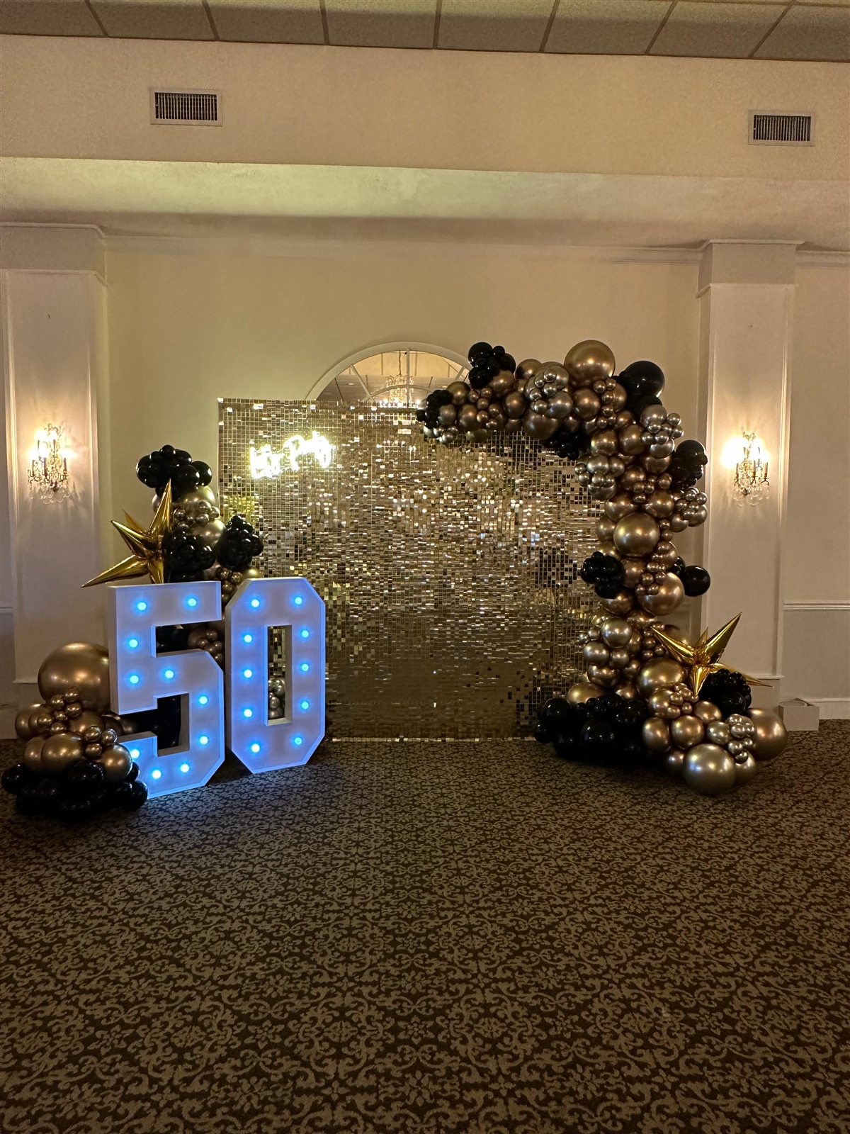 Golden 50th at a VIP Creations event