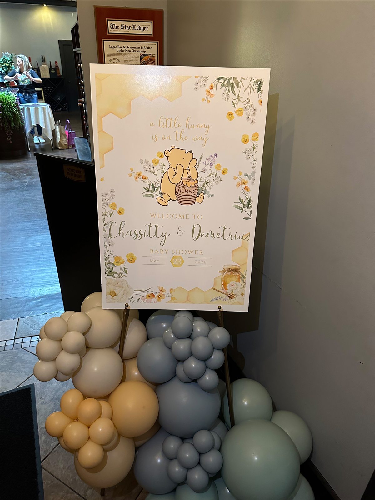 Winnie the Pooh at a VIP Creations event