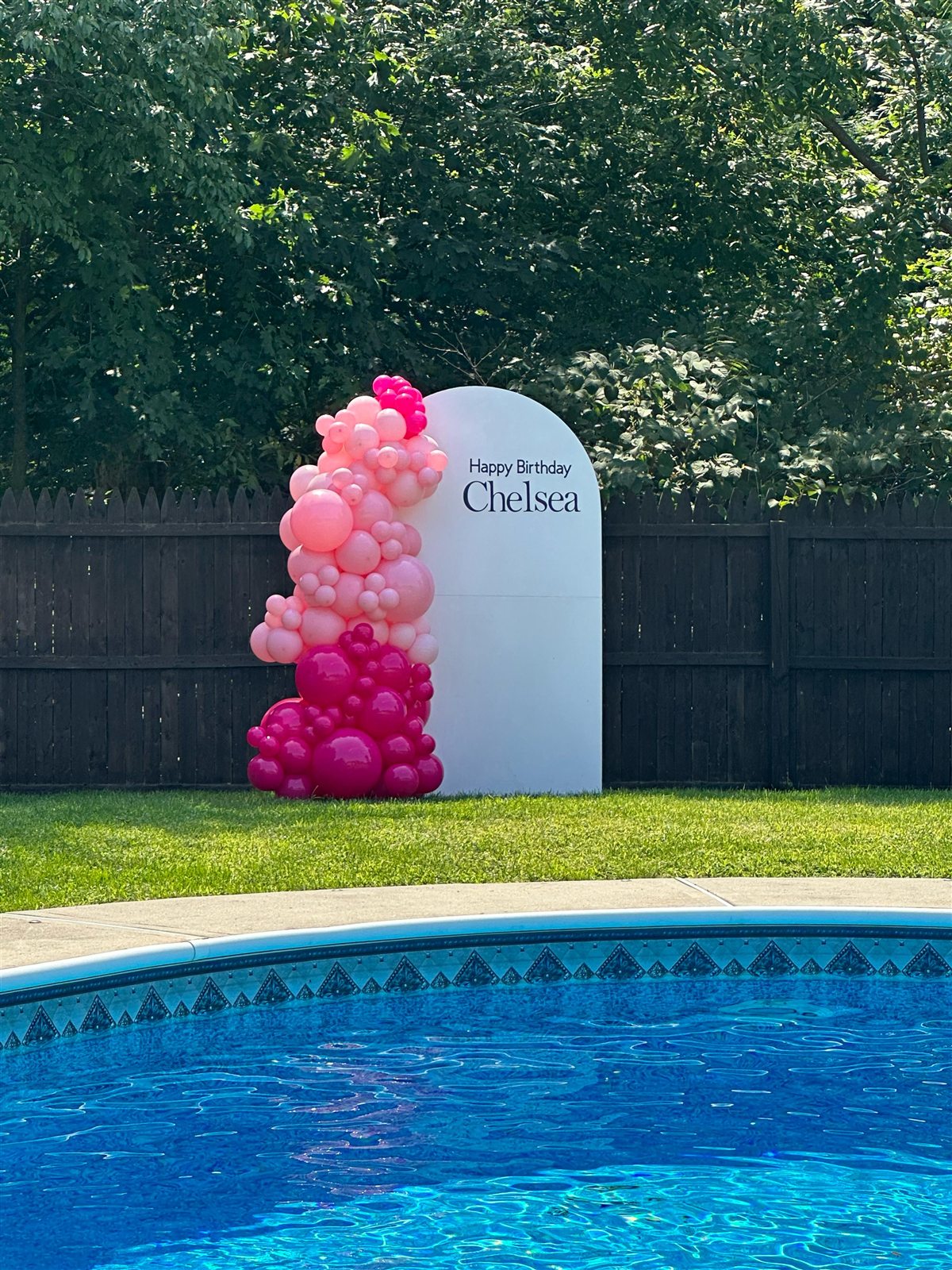 Poolside Cart at a VIP Creations event