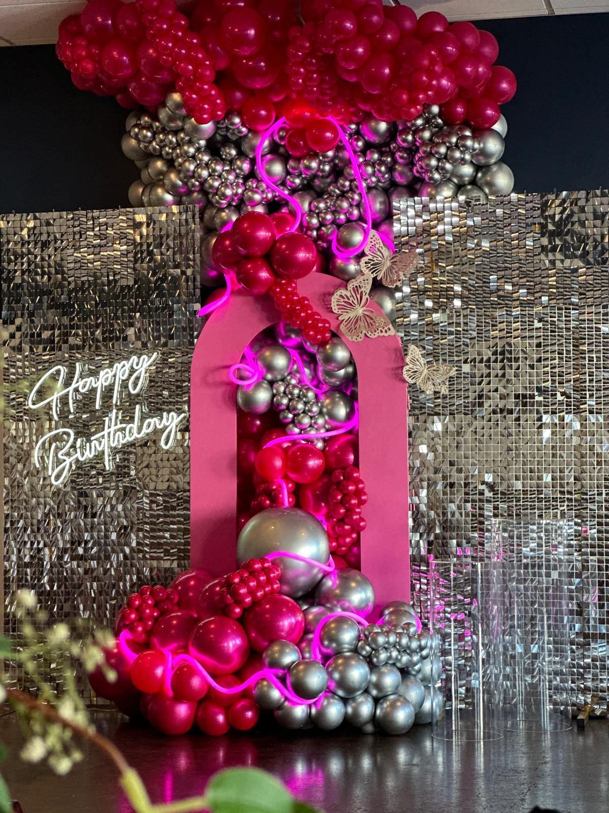 Birthday Under the Pink Trees at a VIP Creations event