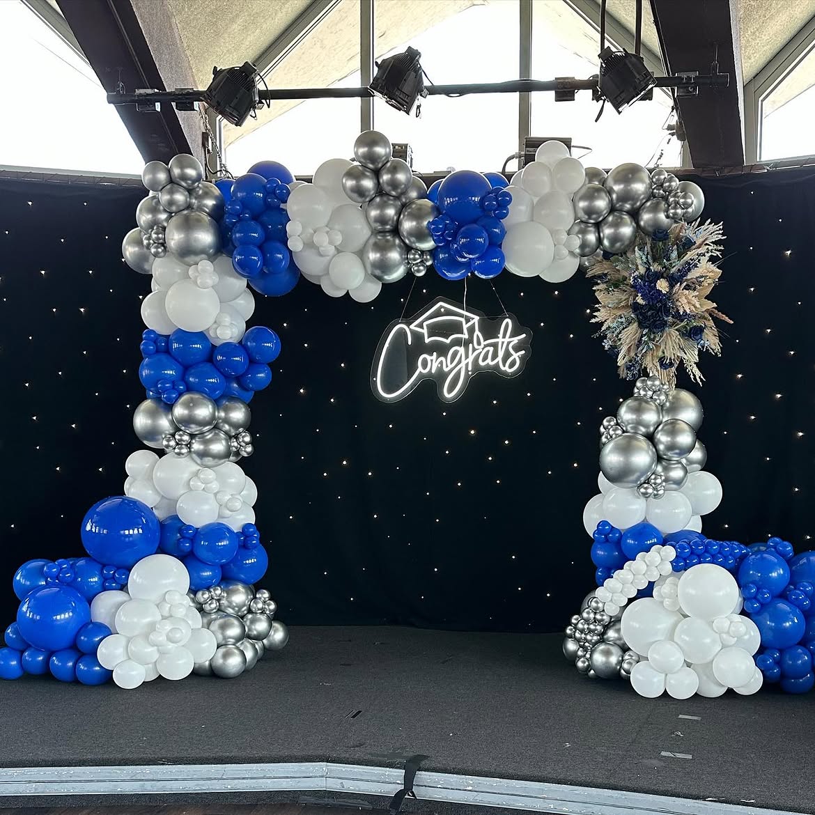 Graduation Backdrop at a VIP Creations event