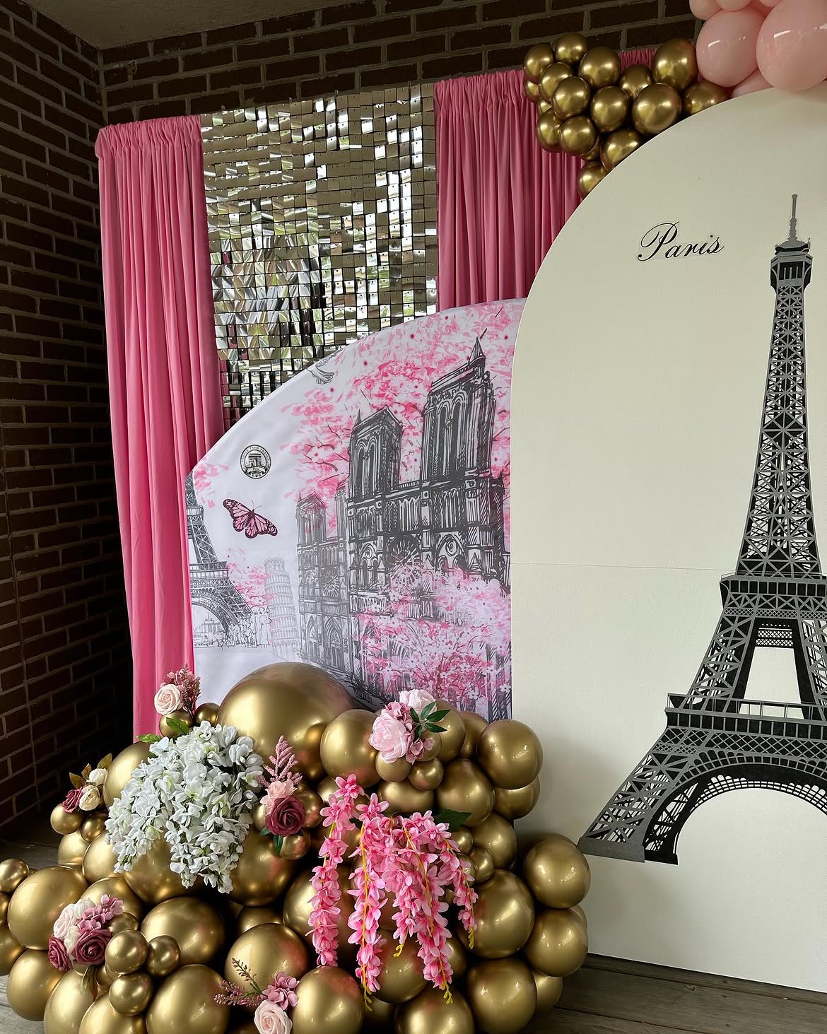 Paris Theme Junior Prom 2024 at a VIP Creations event