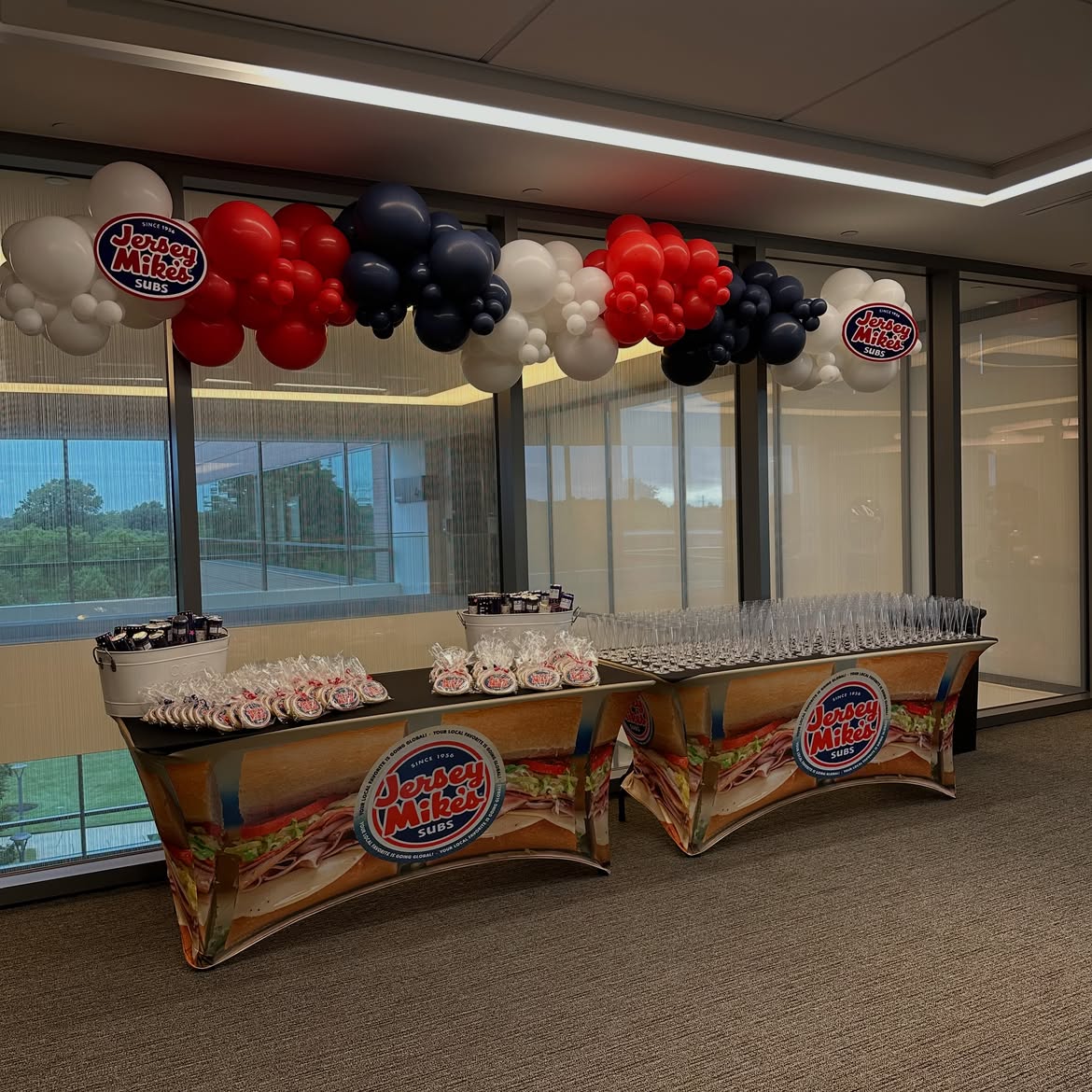 Jersey Mike's Corporate at a VIP Creations event