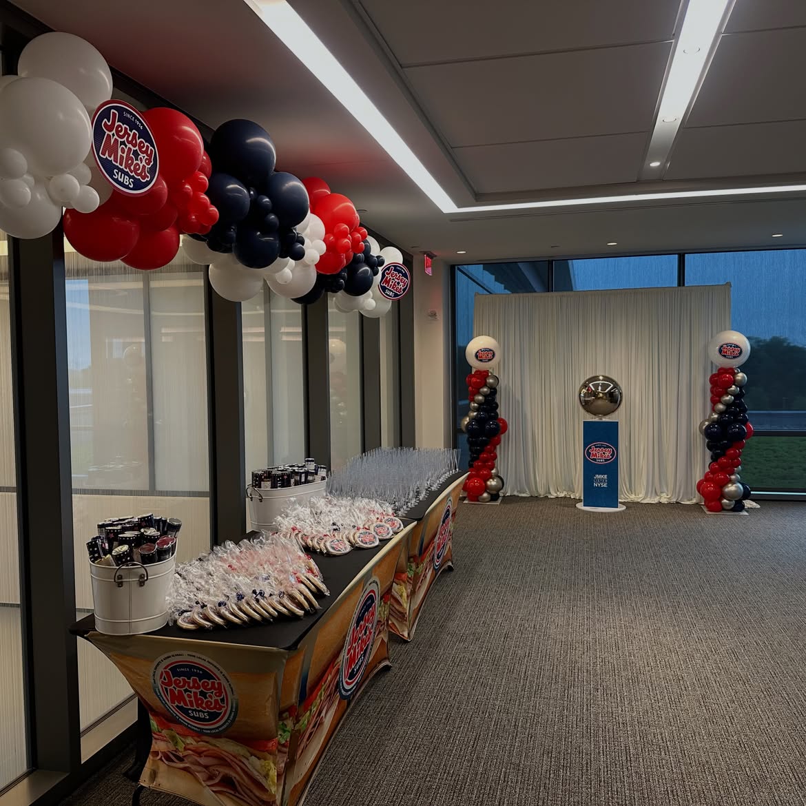 Jersey Mike's Corporate at a VIP Creations event