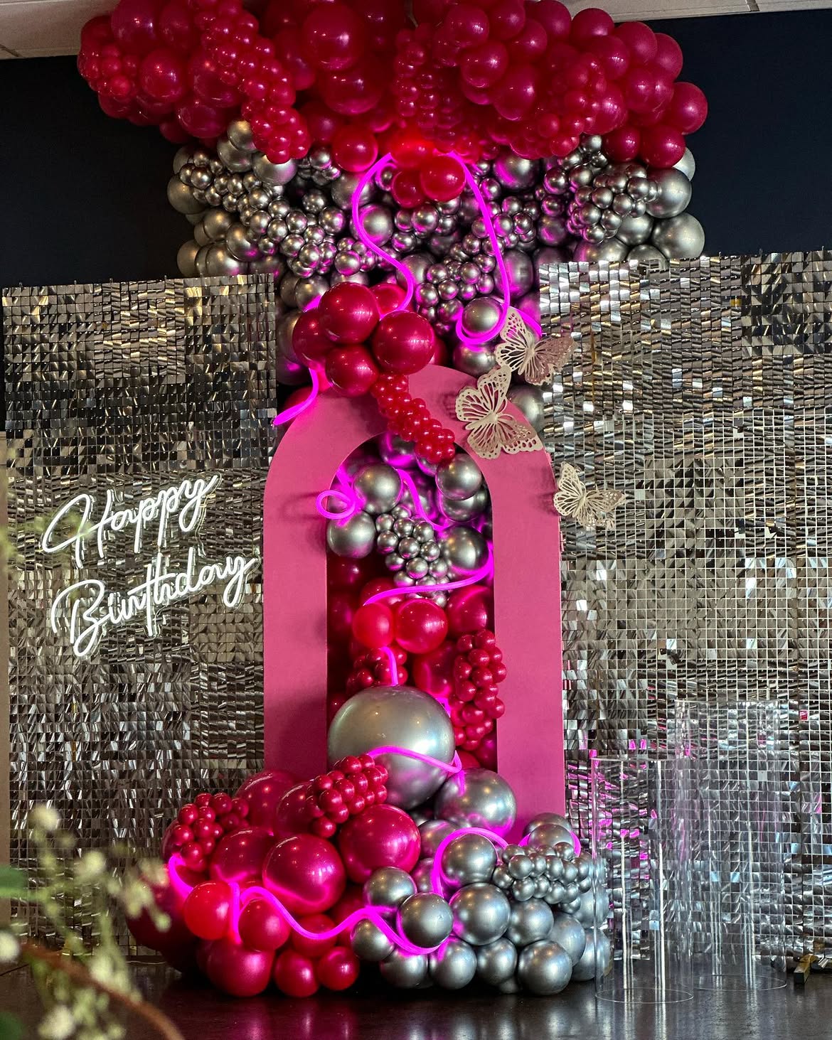 Birthday Under the Pink Trees at a VIP Creations event