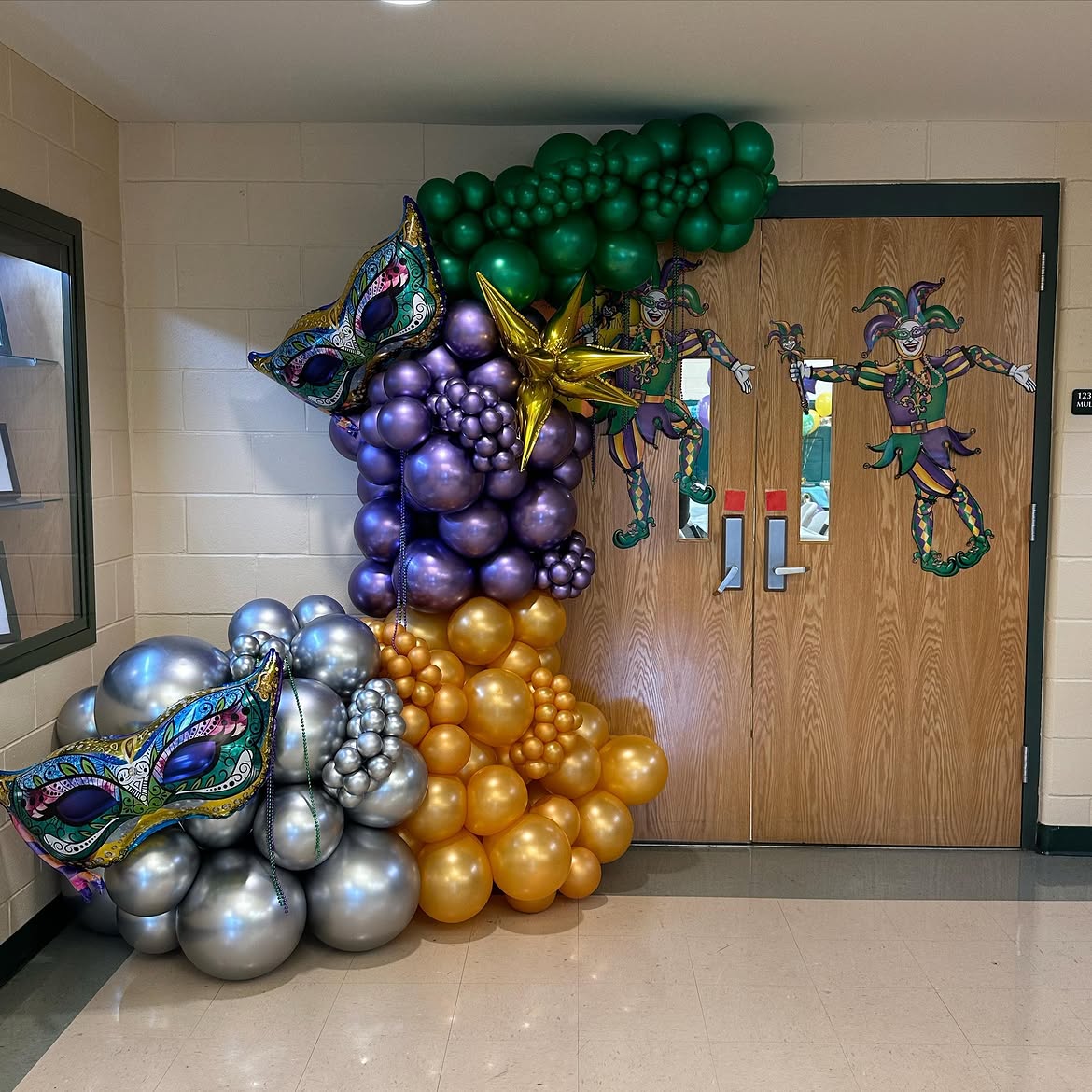 Mardi Gras at a VIP Creations event