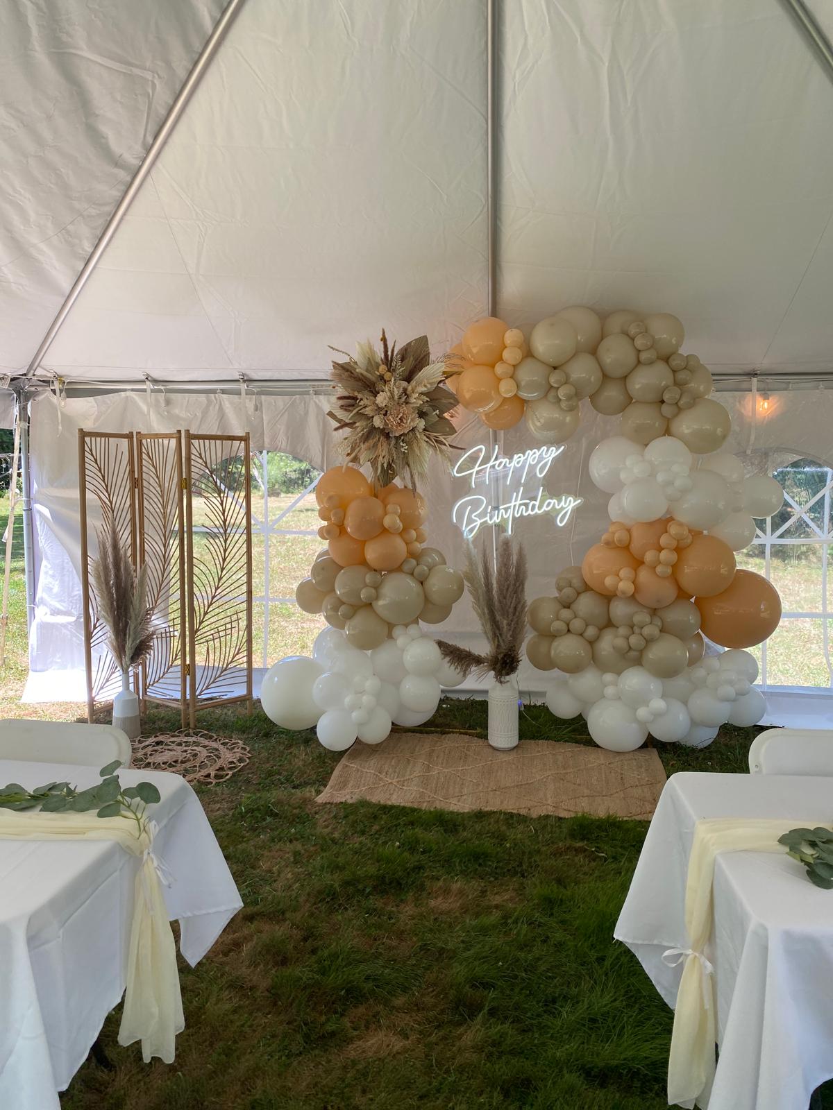 Flower Birthday at a VIP Creations event