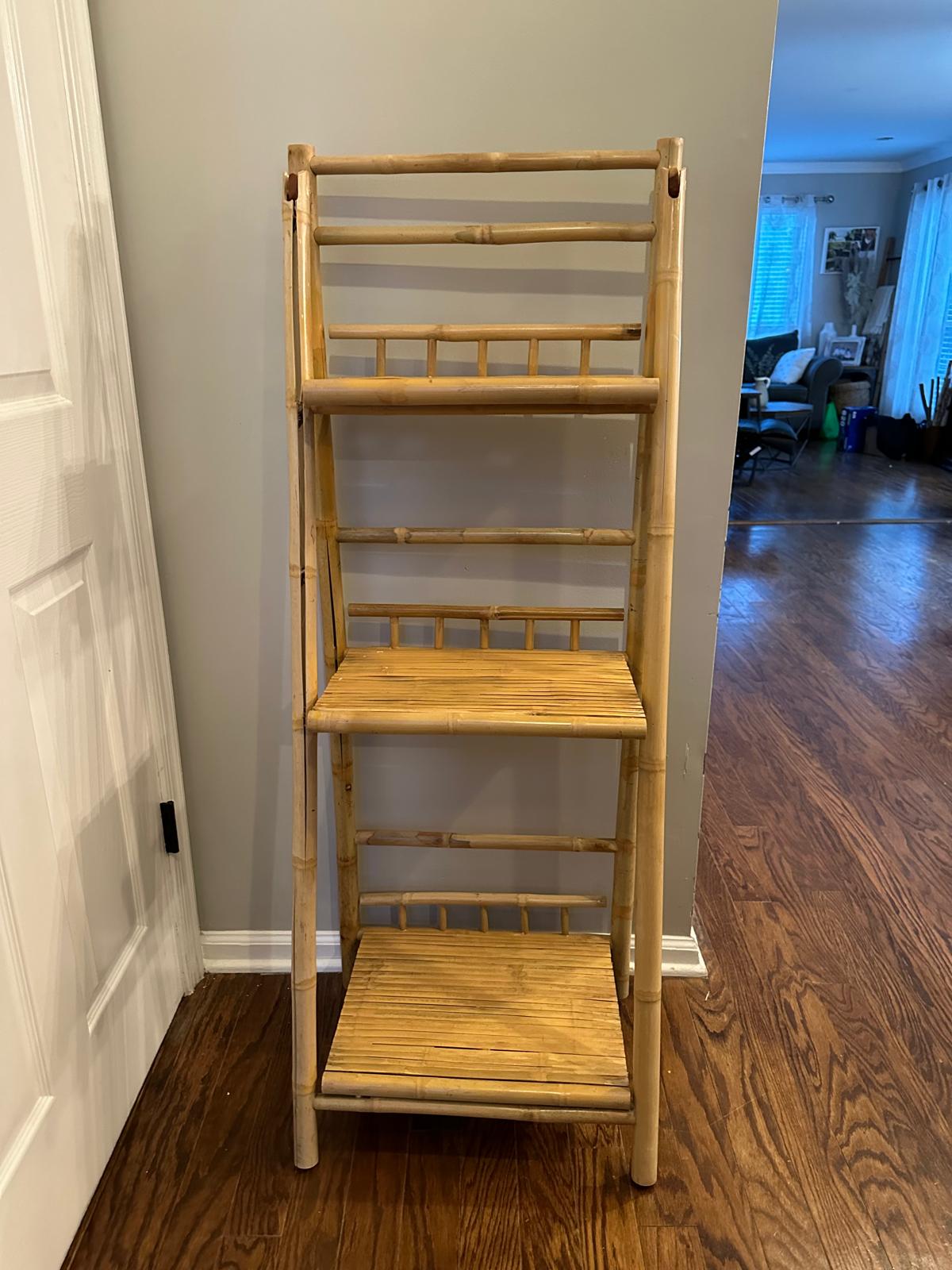 Wooden Shelf at a VIP Creations event