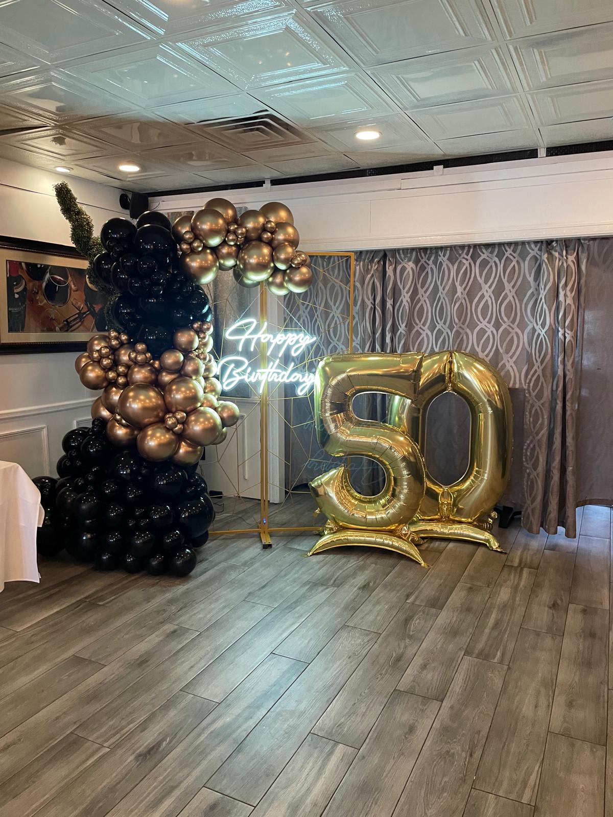 Golden 50th at a VIP Creations event