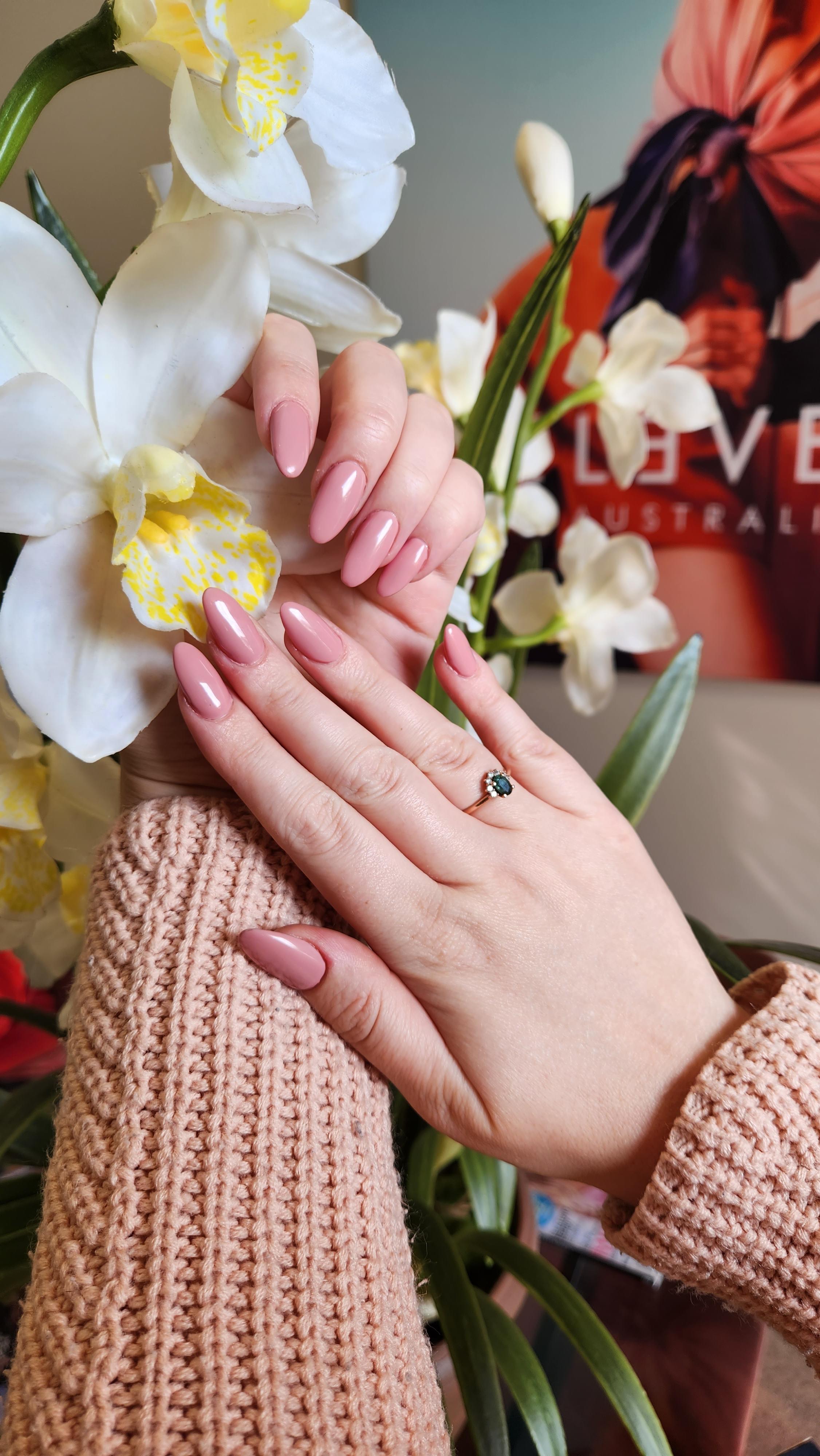 Soft blush manicure created at Craft Hair & Beauty