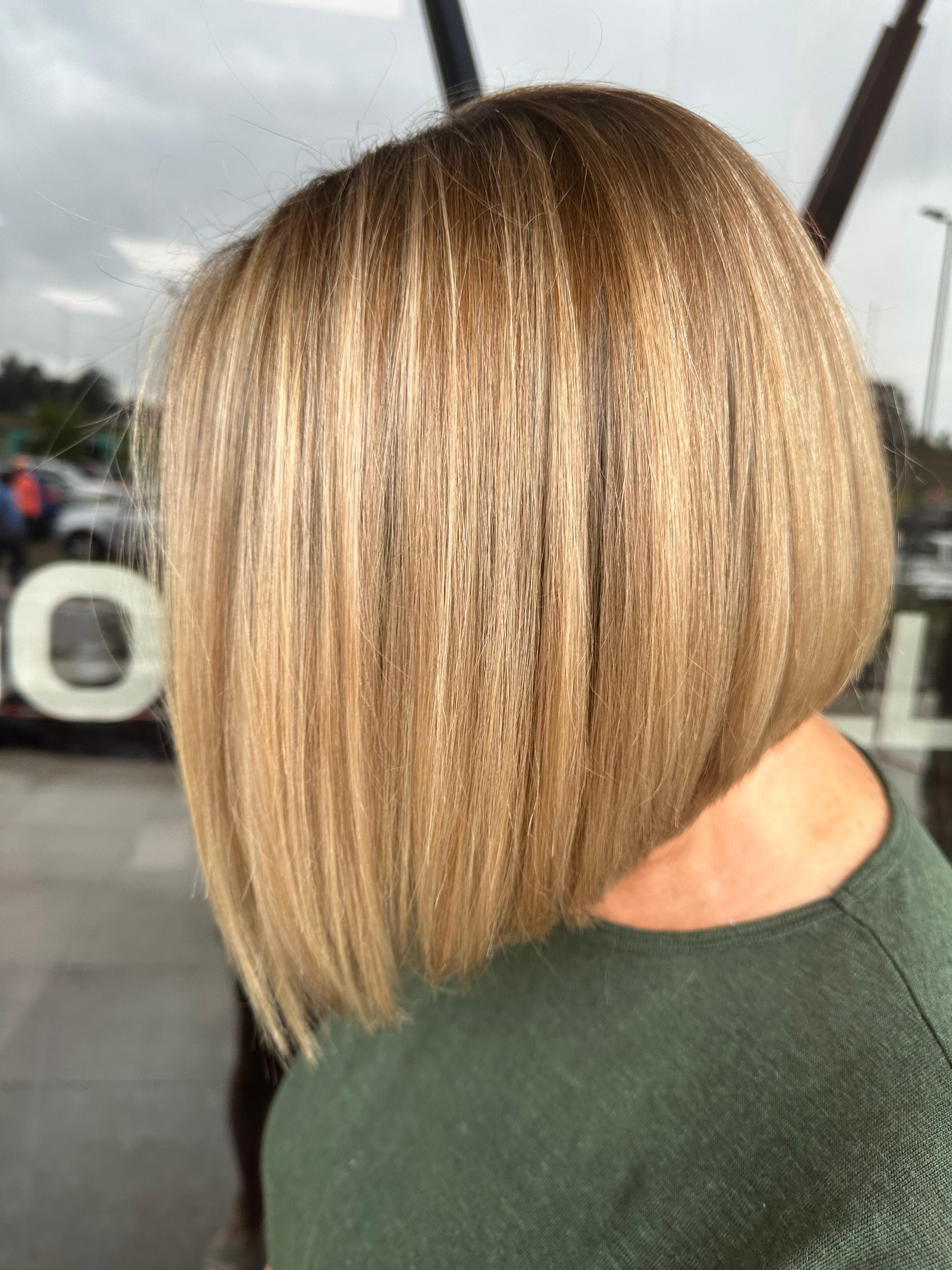 Precision blonde bob created at Craft Hair & Beauty in Dainfern