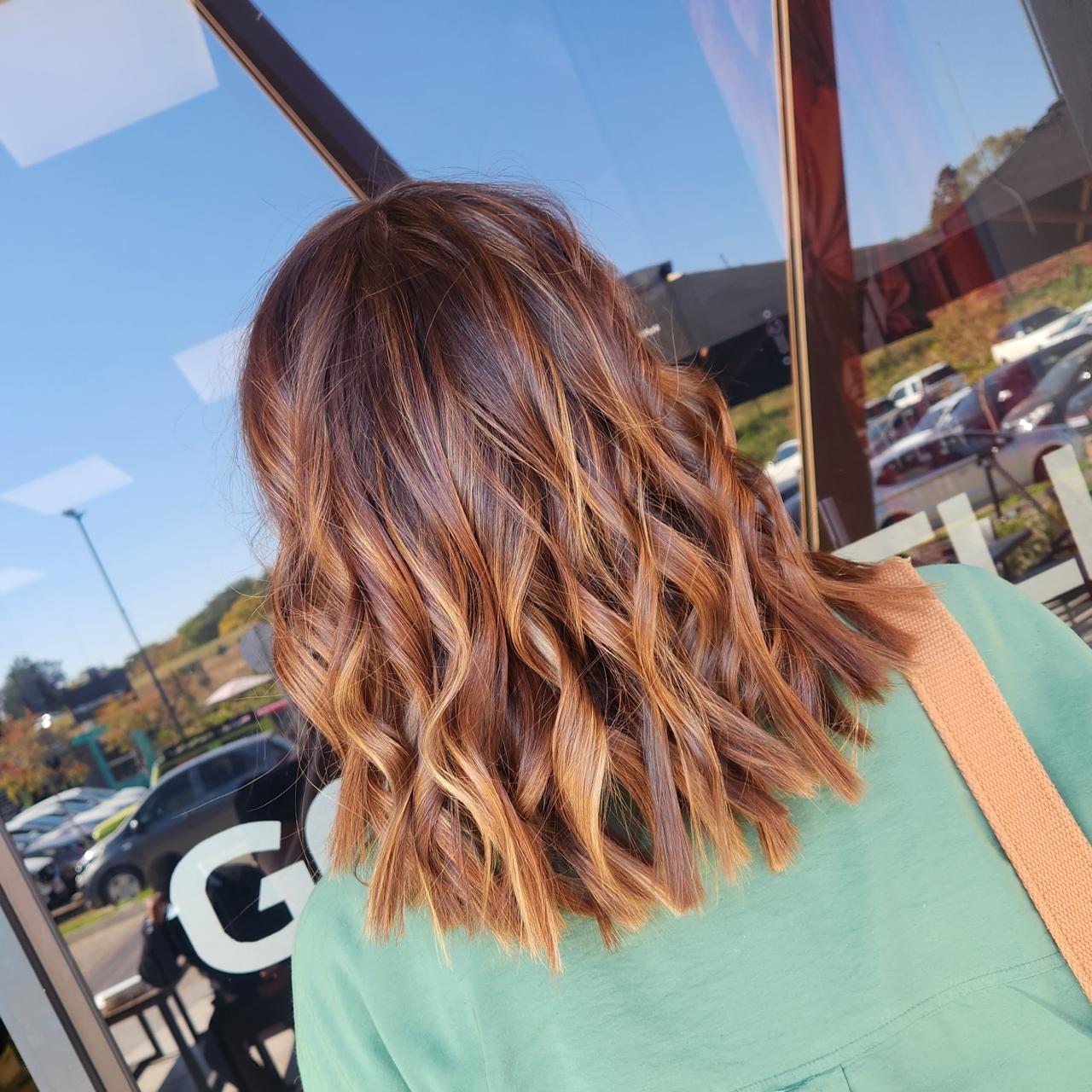 Warm balayage created at Craft Hair & Beauty in Dainfern