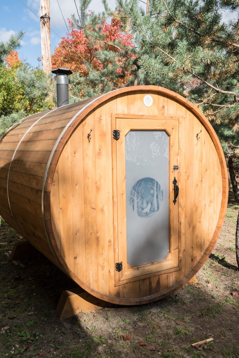 Sauna baril au bois, Happy Mountain Hideaway
