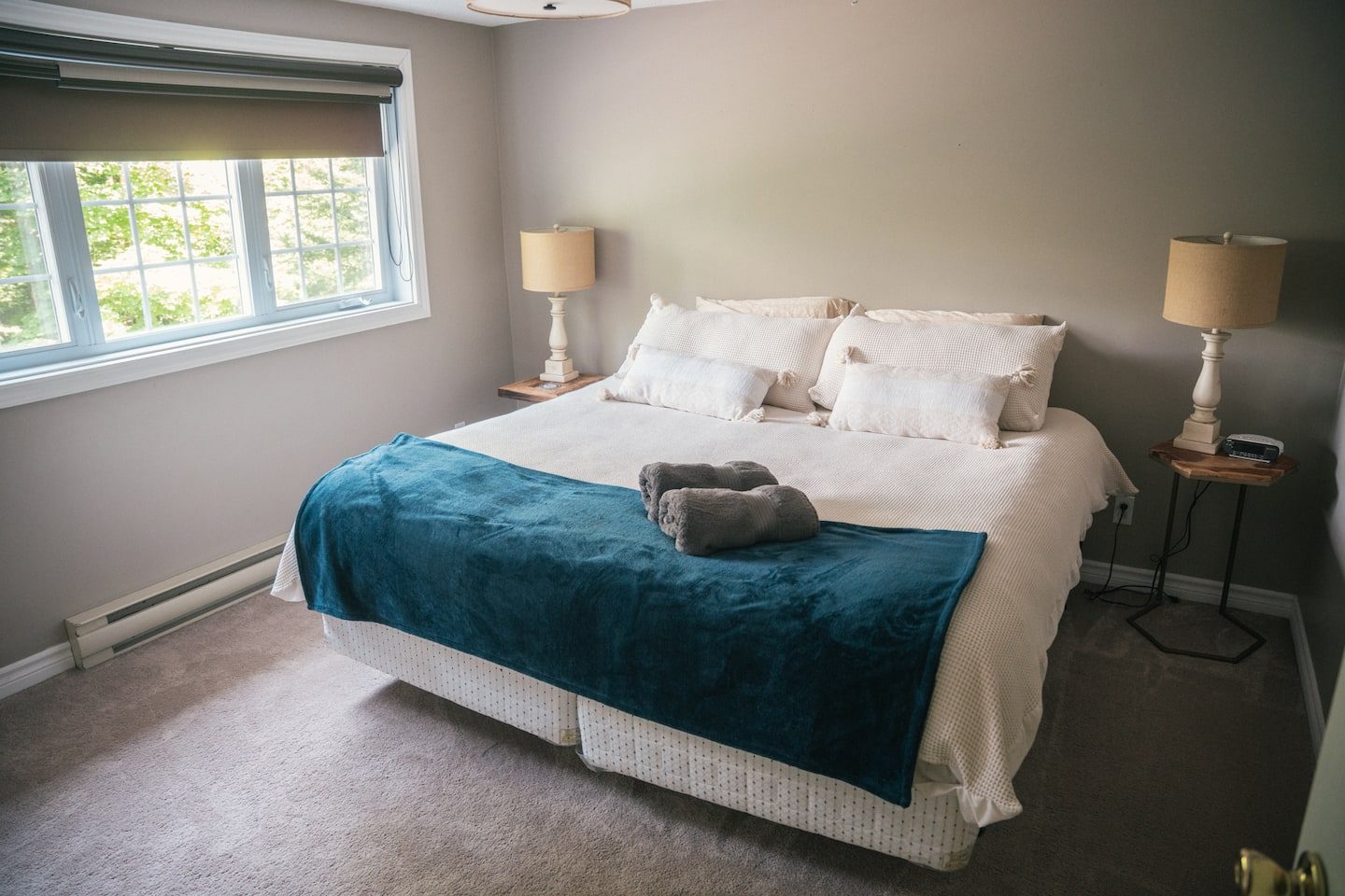 Chambre principale avec lit king, Luxury Lakeside Lookout