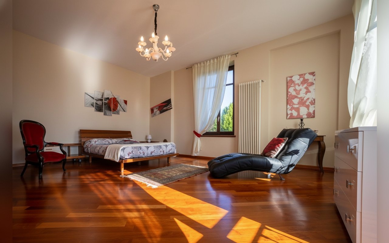Camera matrimoniale con chaise longue