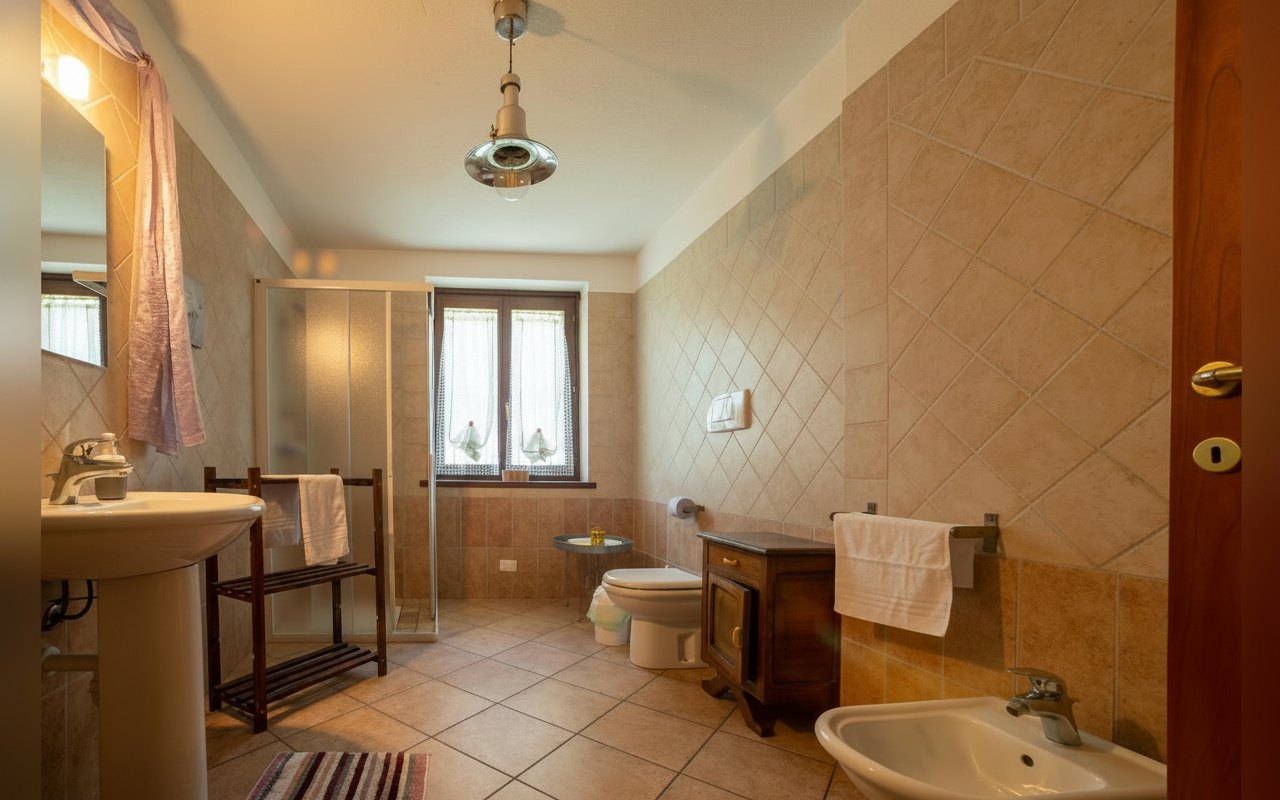Bagno con finestra