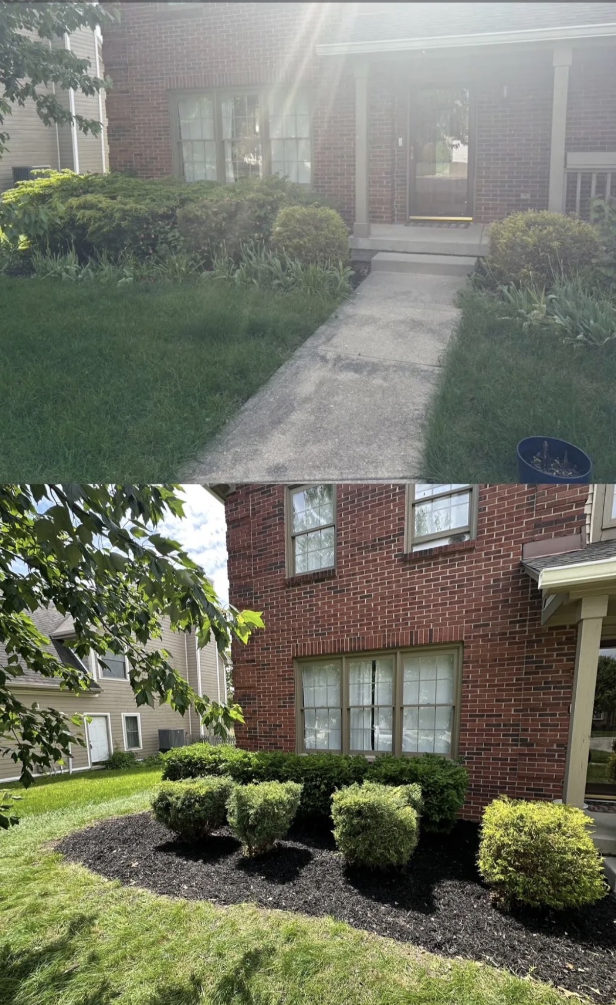Recent Hoosier Haven landscaping project