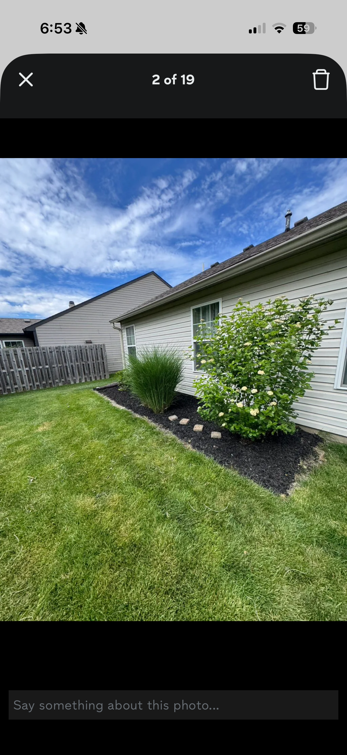 Completed Hoosier Haven landscaping project