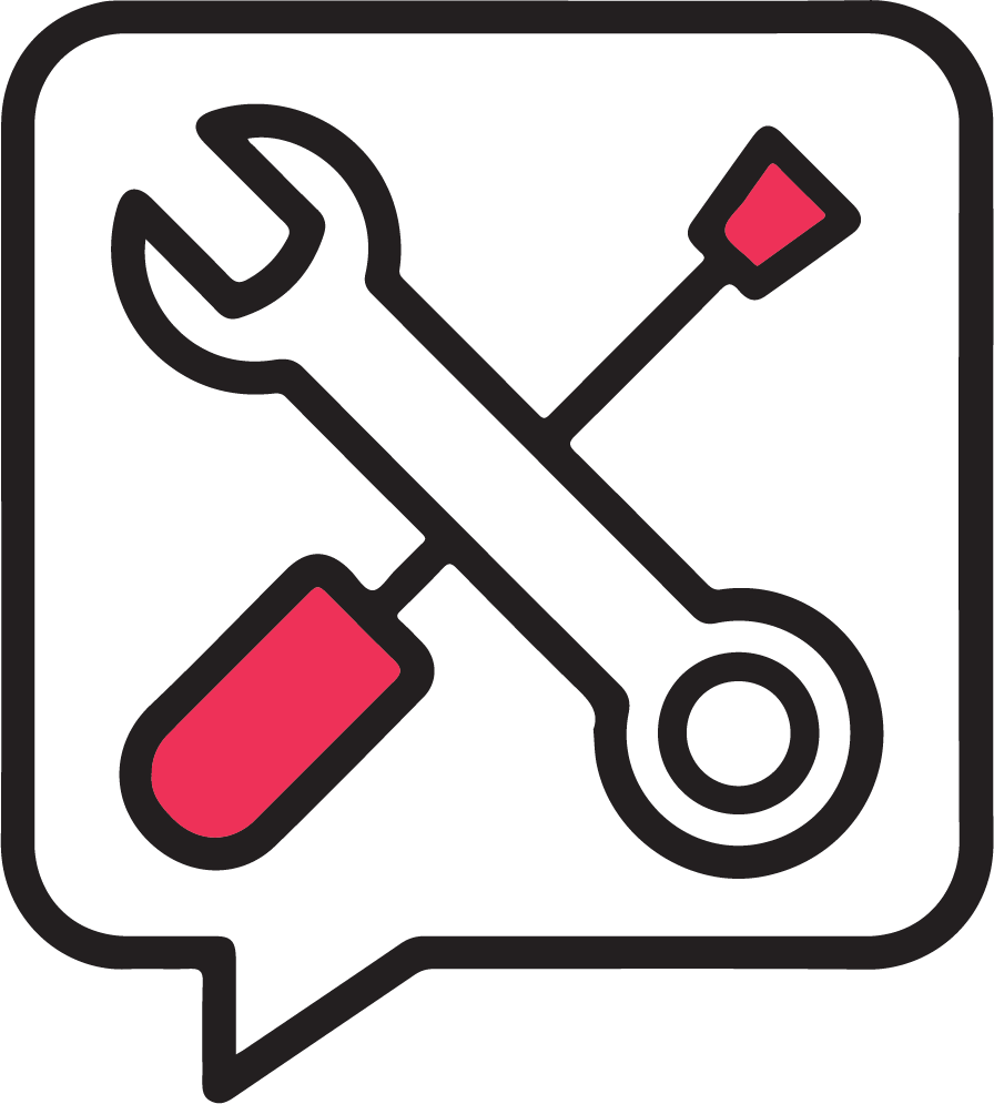 Screw and wrench icon