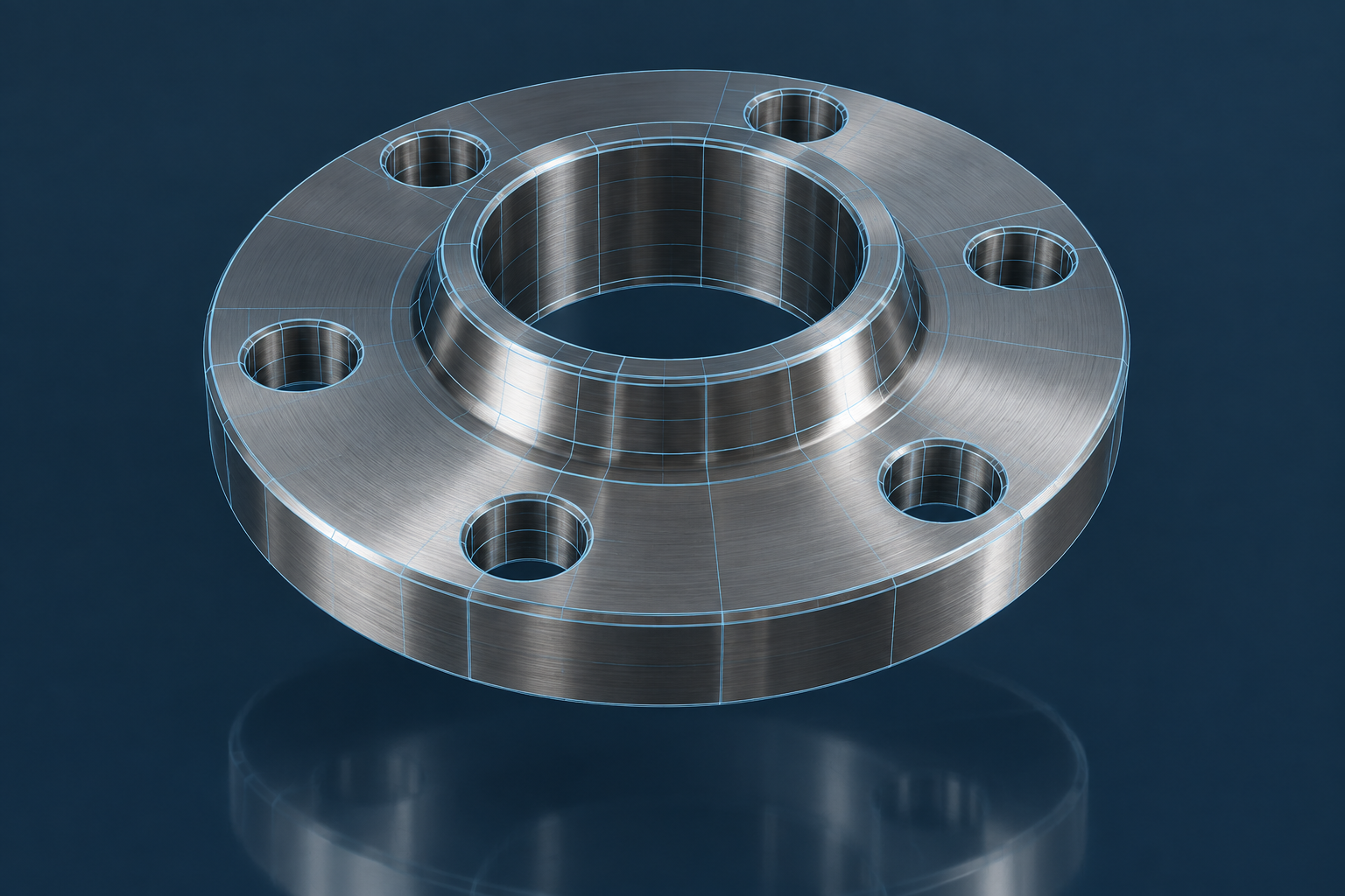 3D model strojnog dijela u CAD prikazu