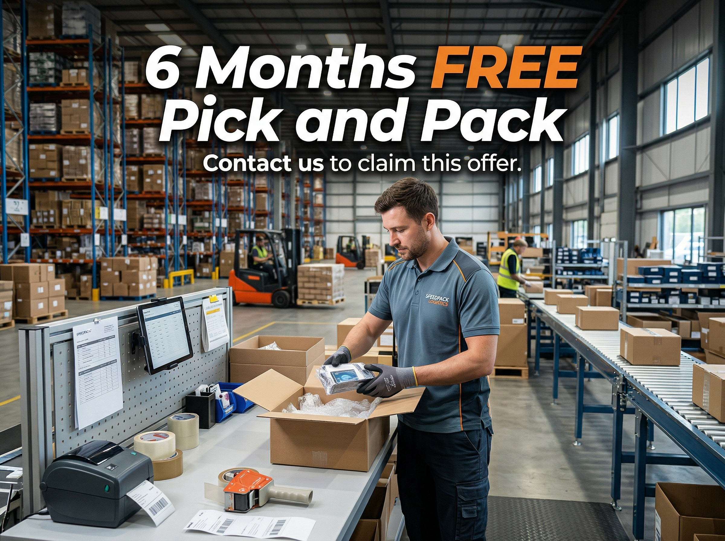 6 Months FREE Pick and Pack — Contact us to claim this offer
