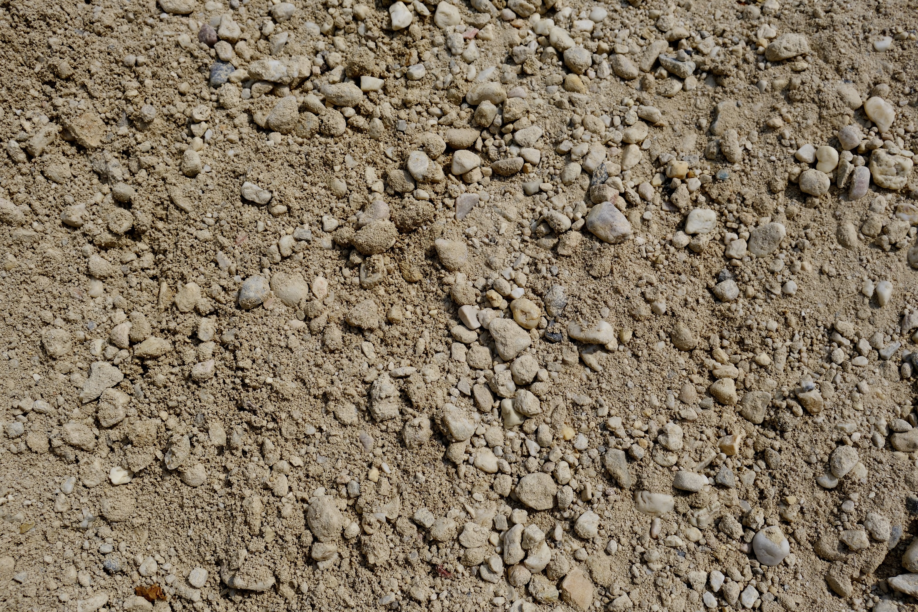 white gravel