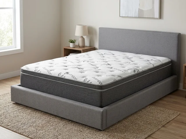 King mattress and box foundation set.