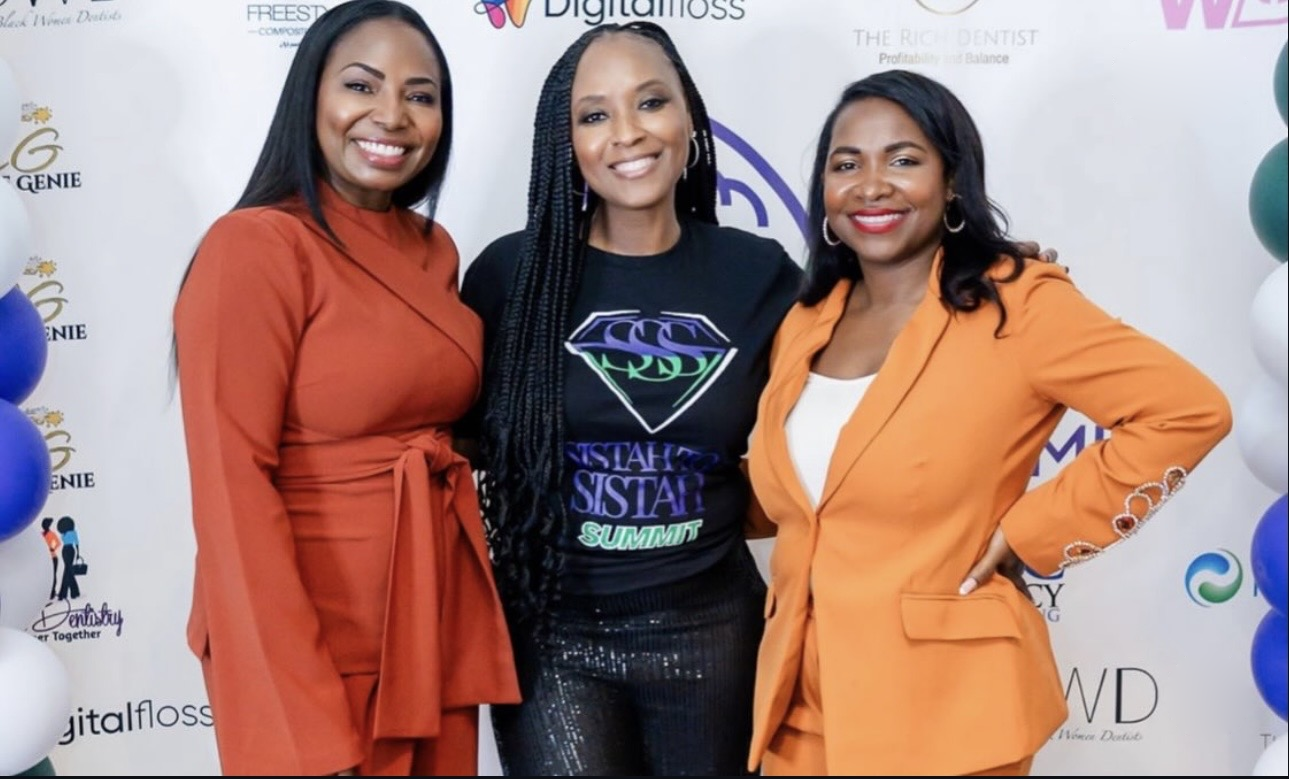 Speakers on stage at the Sistah to Sistah Summit