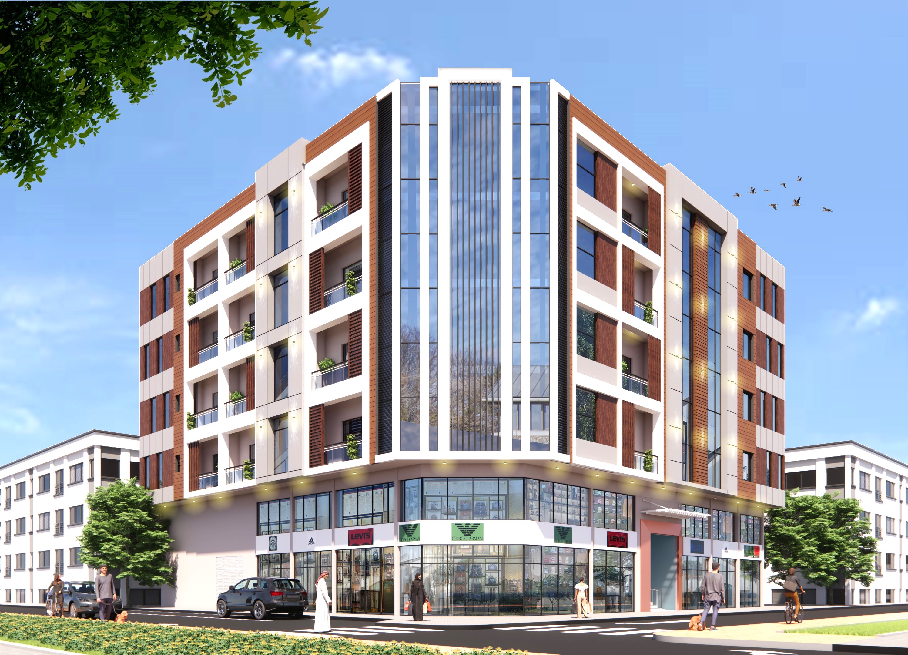 G+4 Commercial Building Rawda
