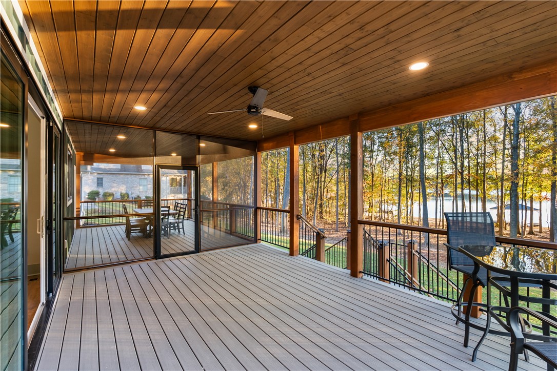 Private dock on Lake Hartwell Oconee County SC