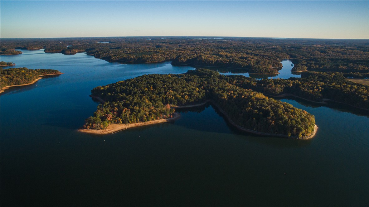 Exterior night elevation luxury lakefront home