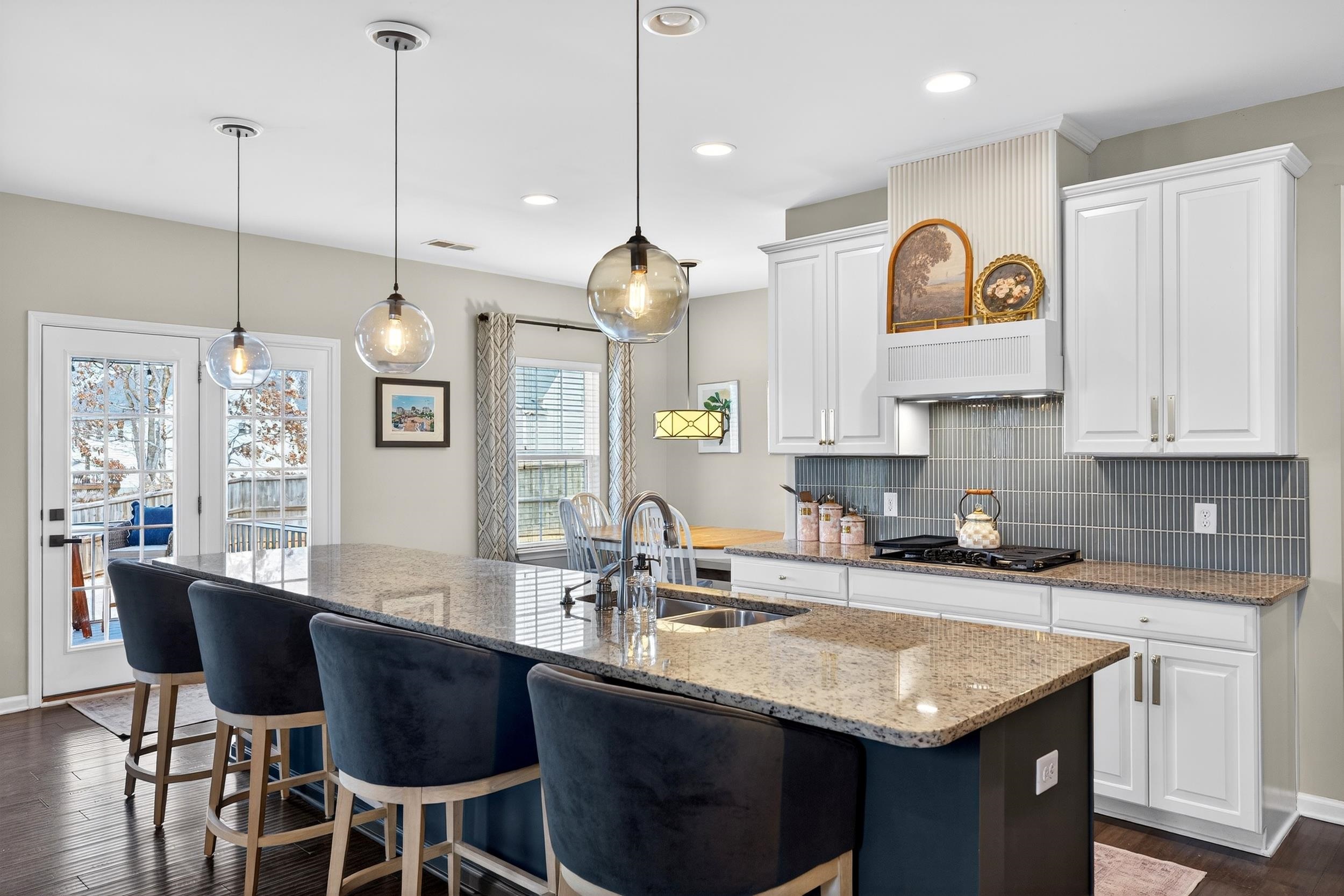 Gourmet kitchen in luxury Duncan SC home