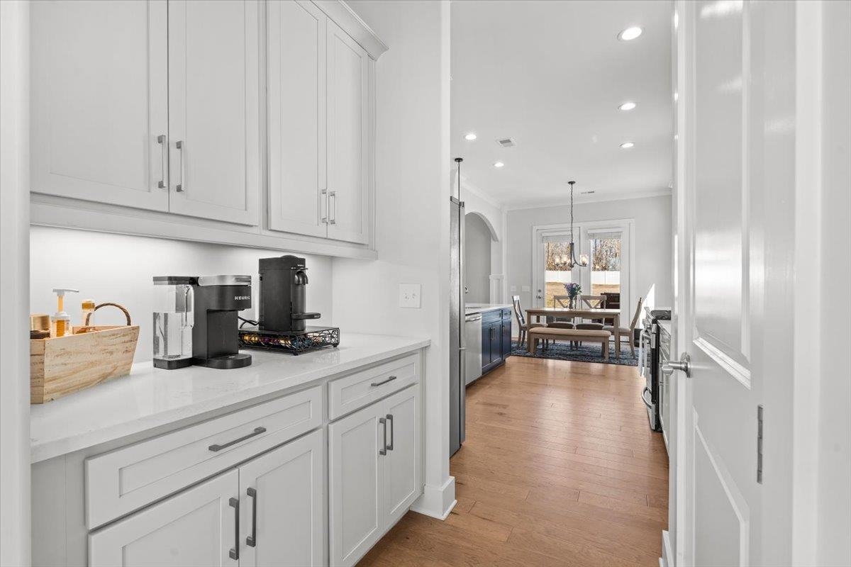 Kitchen details and finishes in Greer SC luxury home