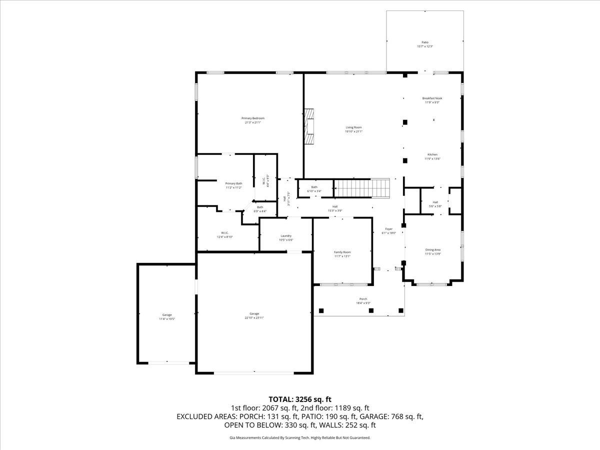 First floor plan 745 Amherst Glen Drive Greer SC