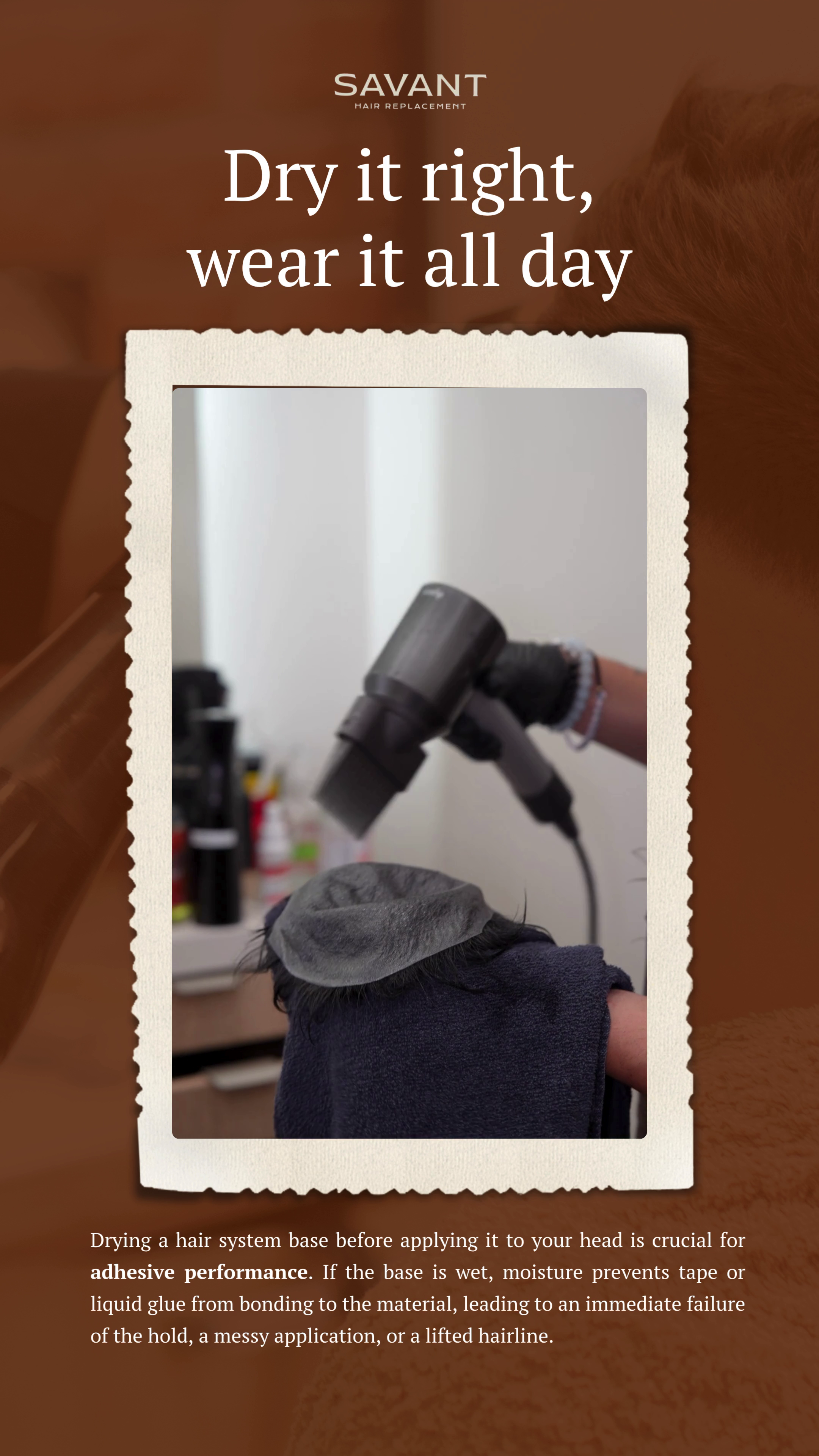 Dry it right, wear it all day video — Savant