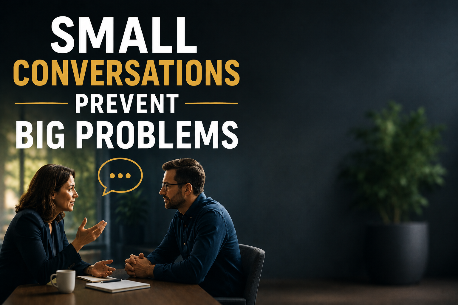 Small Conversations Prevent Big Problems