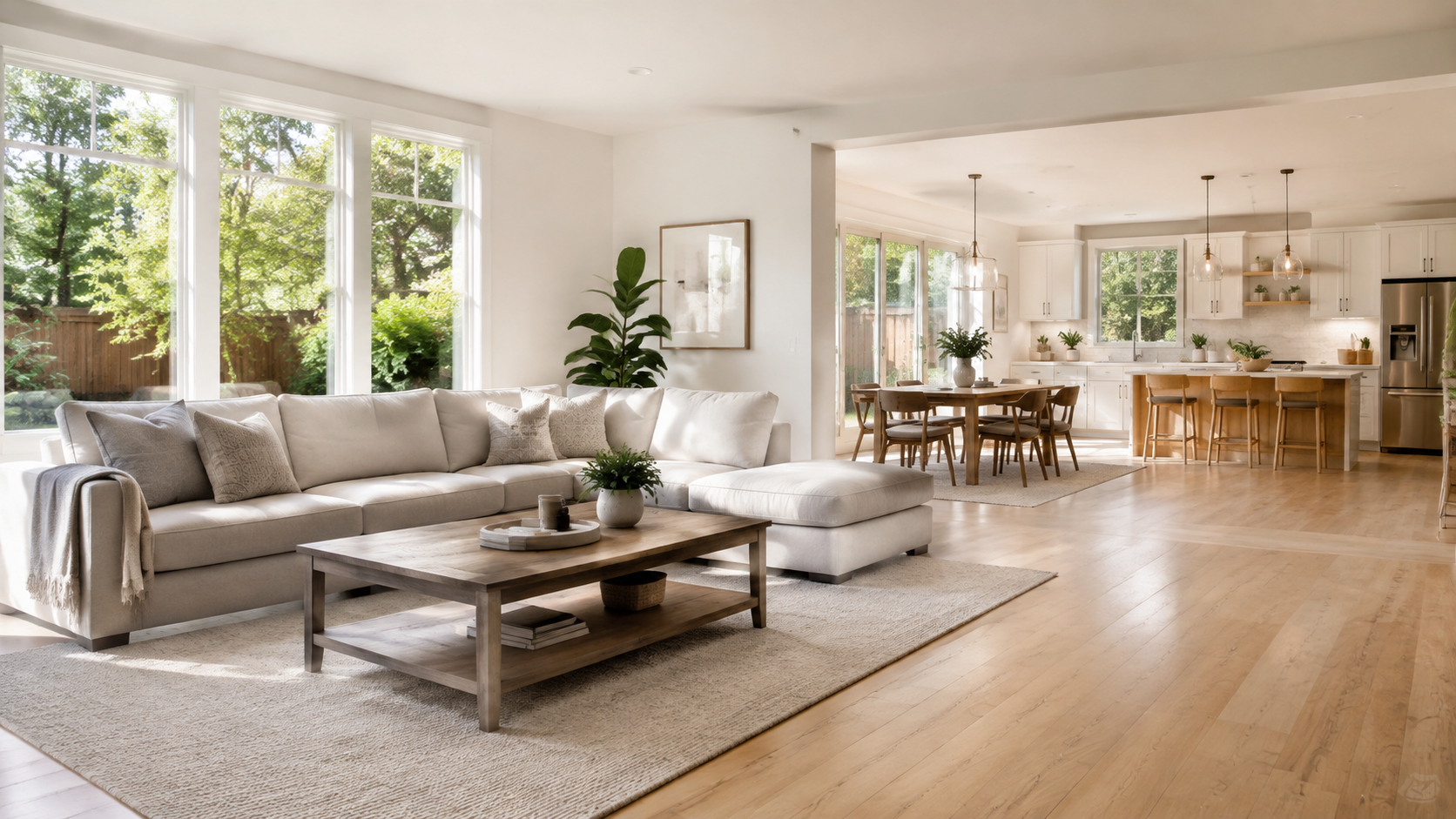 Spotless living room in Parker County