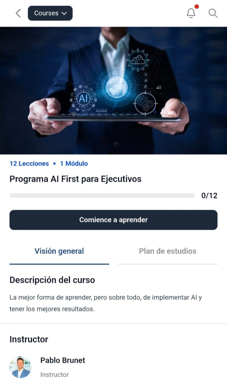 Plataforma de recursos del programa