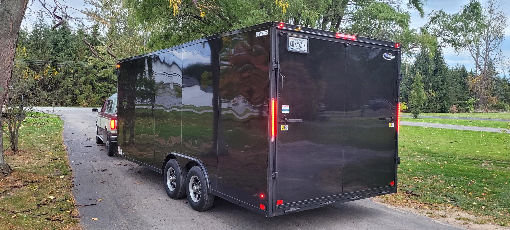 Enclosed Car Hauler