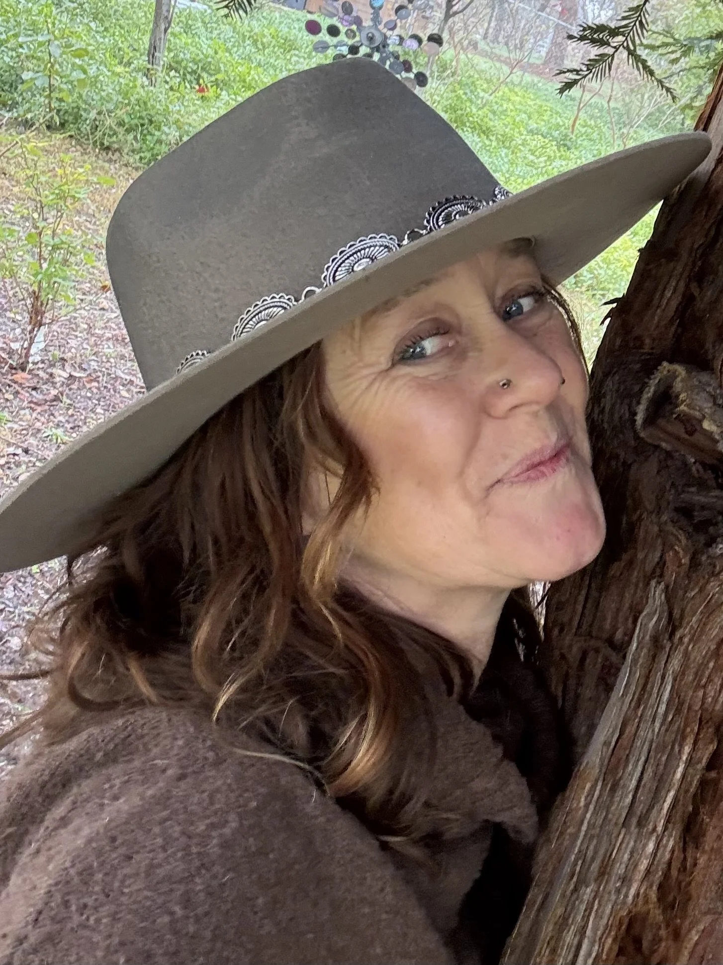 Wendee Daniels in her hat