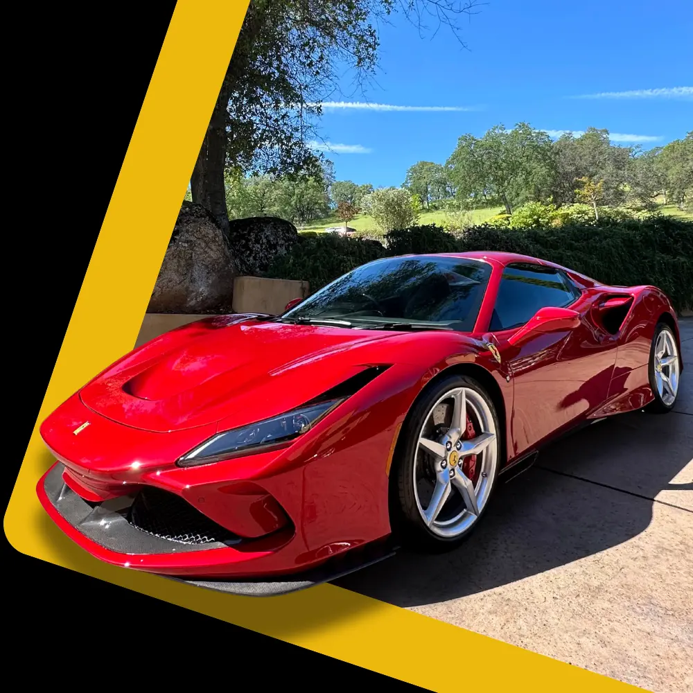 Sports Car: Red Ferari SF 90