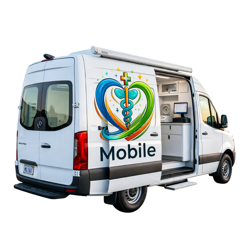 MediFasst Solutions mobile testing truck