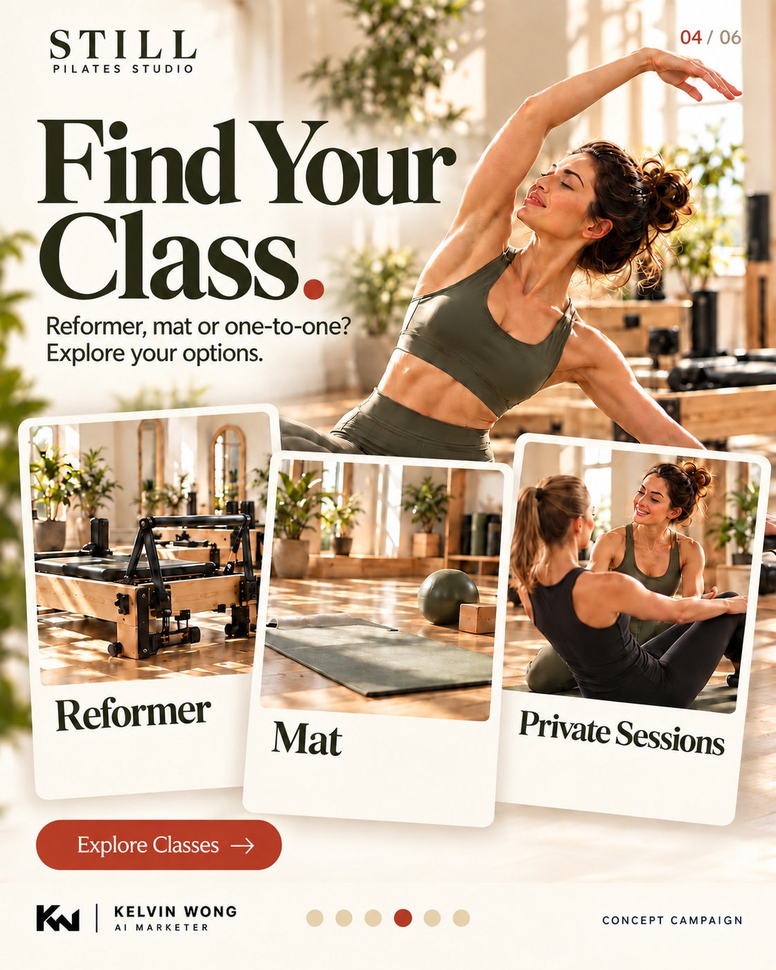 Pilates Studio, Carousels