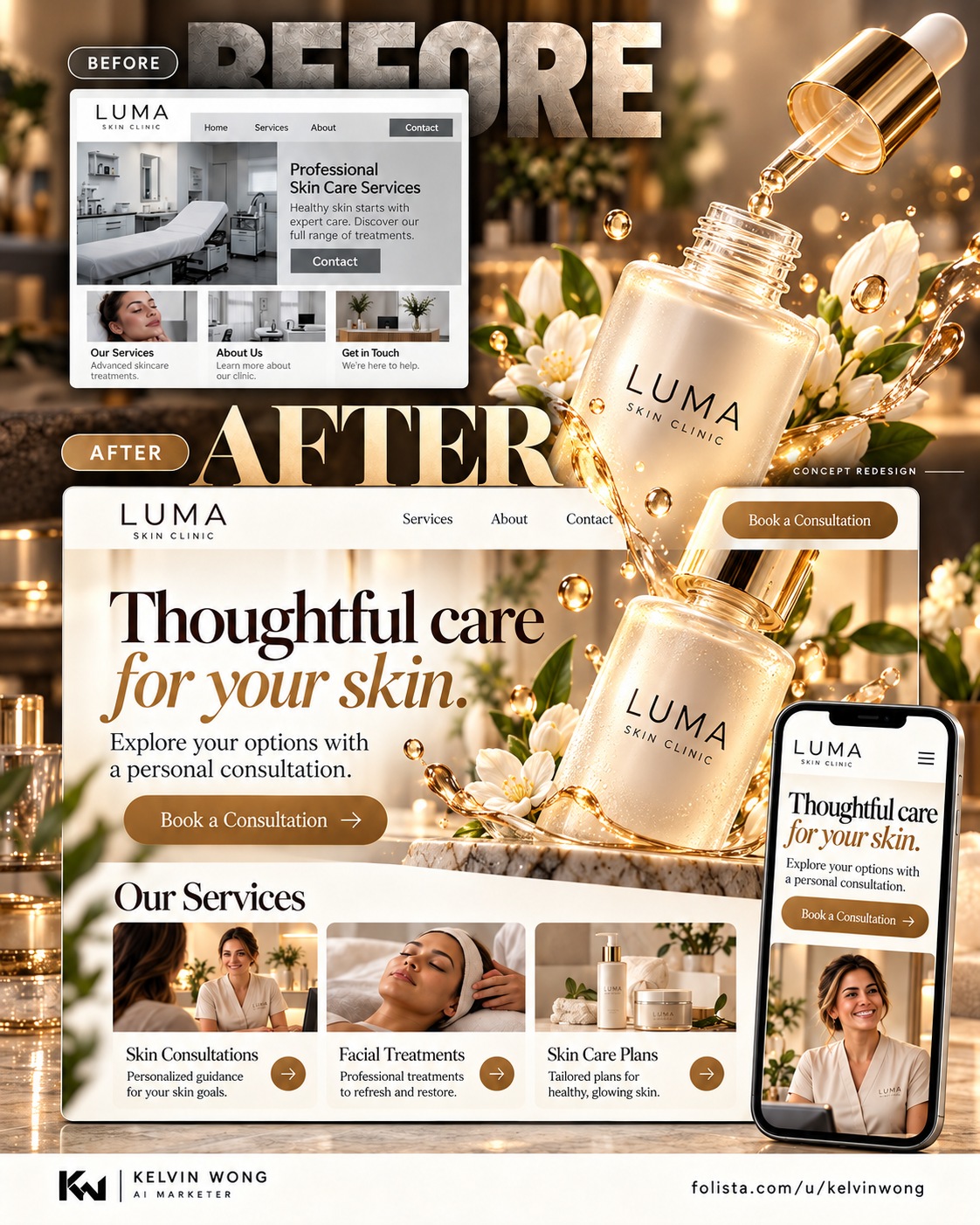 Skin & Aesthetics Clinic, Websites