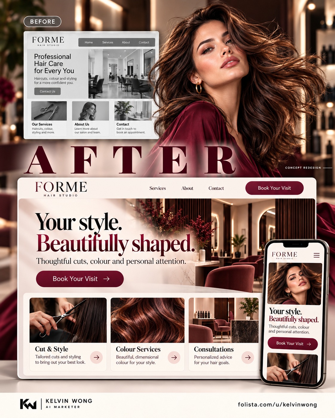 Hair Salon, Websites