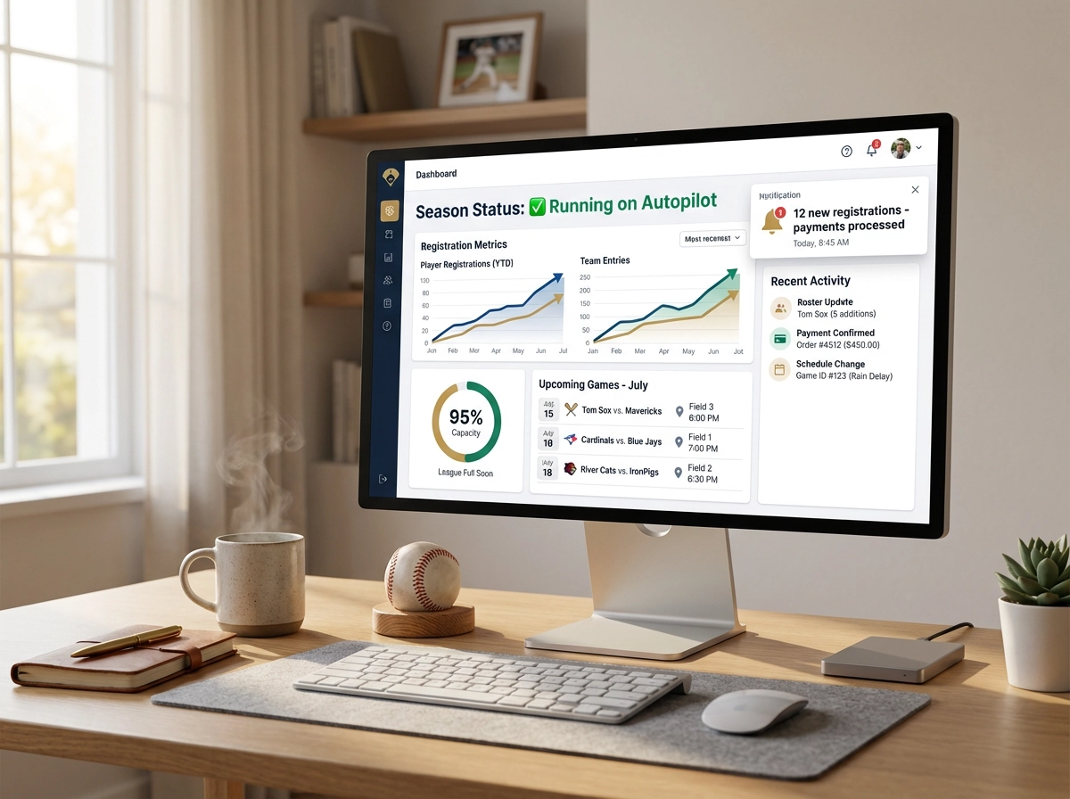 After: Clean dashboard with automated systems running smoothly