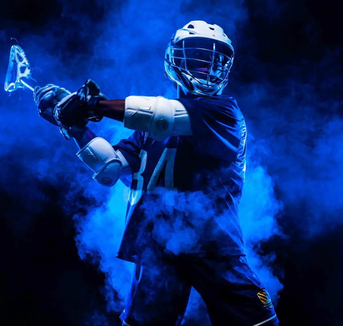 Lacrosse sports portrait example