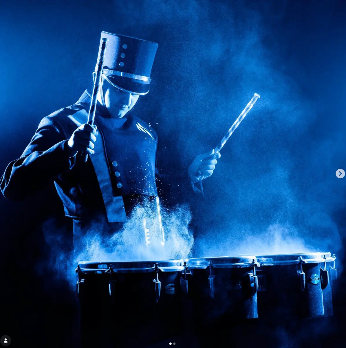 Drumline sports portrait example
