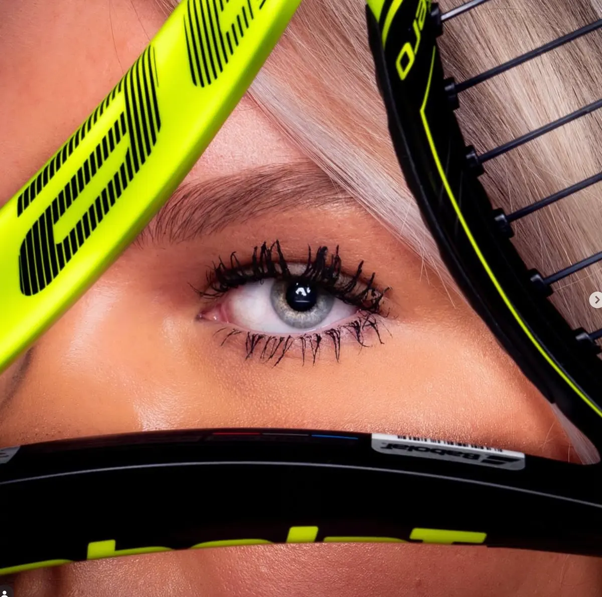 Tennis sports portrait example